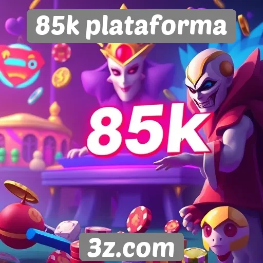 85k plataforma oferece diversidade em jogos online